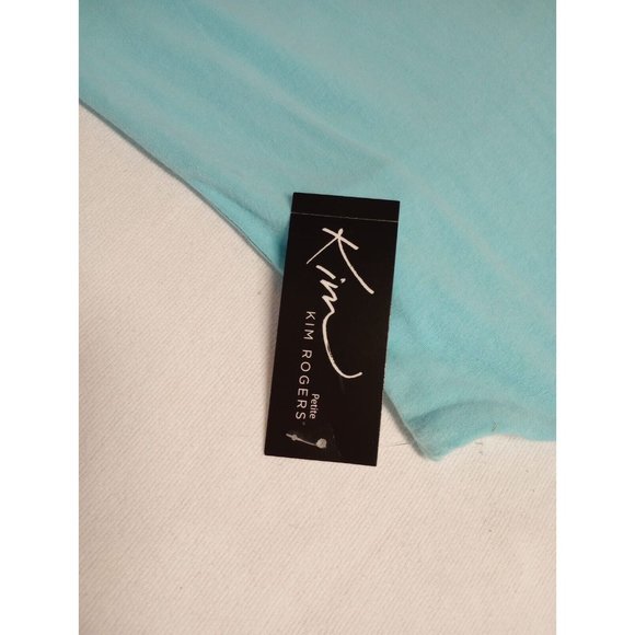 NEW Kim Rogers Light Blue Shelf-Tank Size Petite Medium NWT - Picture 3 of 3